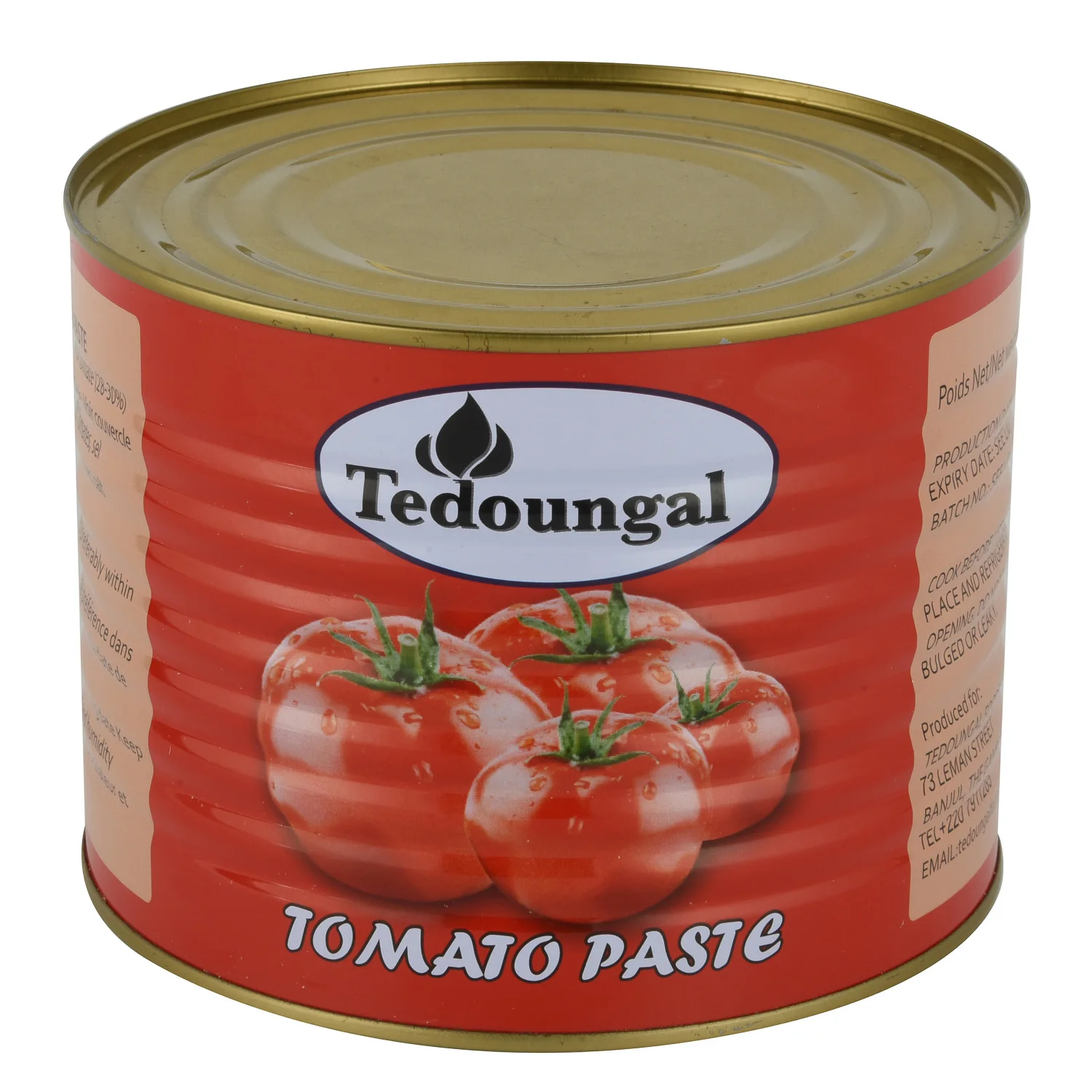 Customized Double Concentrated Factory Supply Tomato Paste