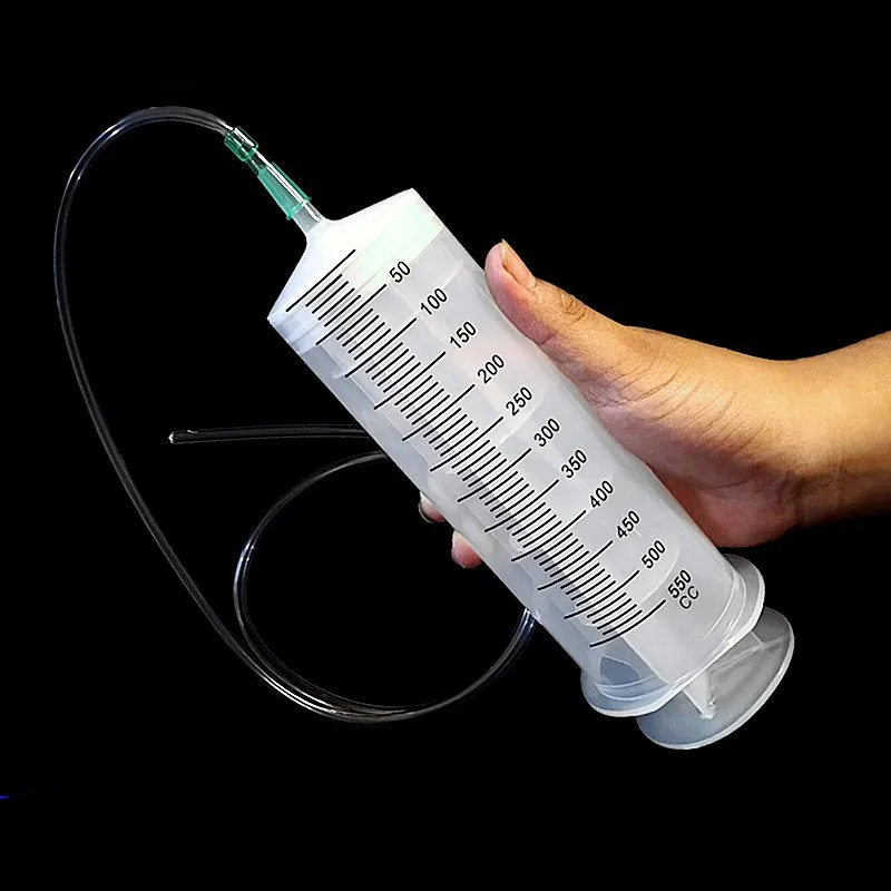 20ml 60ml 100ml 150ml 200ml 250ml 300ml 350ml 500ml 550ml Plastic Syringe Injector animal PET Feeder tube without needle