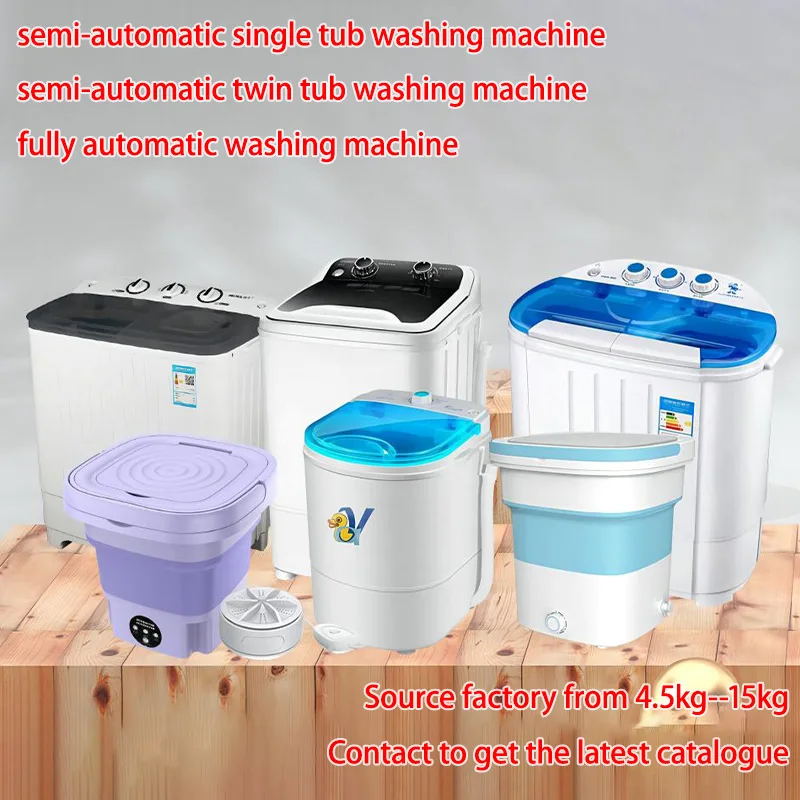made in china 7KG wash + 4.5KG dehydration 11.5KG top loader twin tub washing machine for personal baby clothes