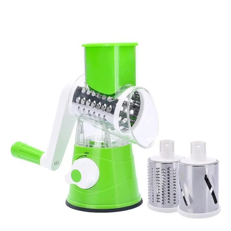 ML hot selling multi-functional hand vegetable cutter Household kitchen manual grater slicer drum type vegetable cutter