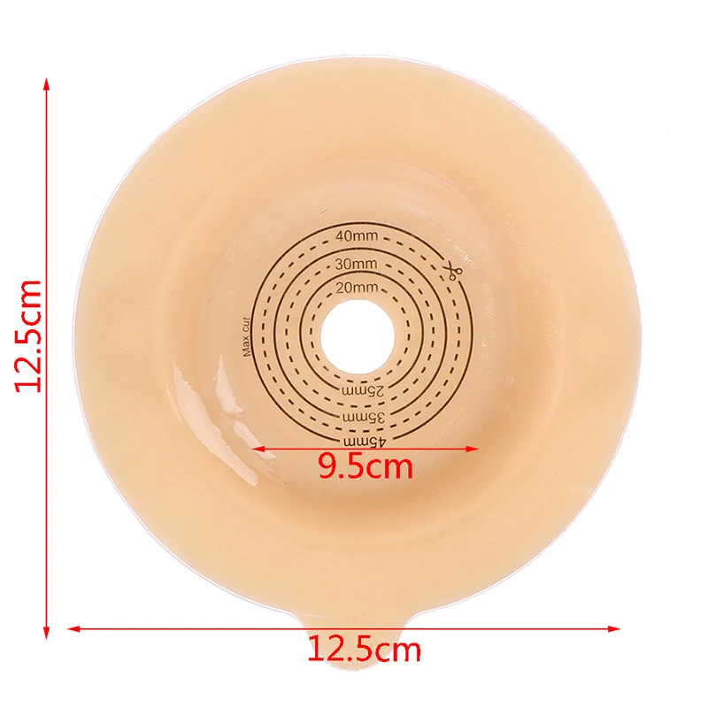 Steadlive 45mm Convex Not-Flat Ostomy Wafers Colostomy Bag Flange Skin Barrier For 57mm Two Pieces Ostomy Bag