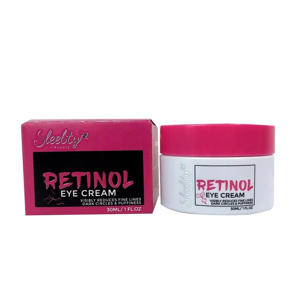 Private Label eye skin moisturizing whitening dark circles anti wrinkle beet retinol eye cream