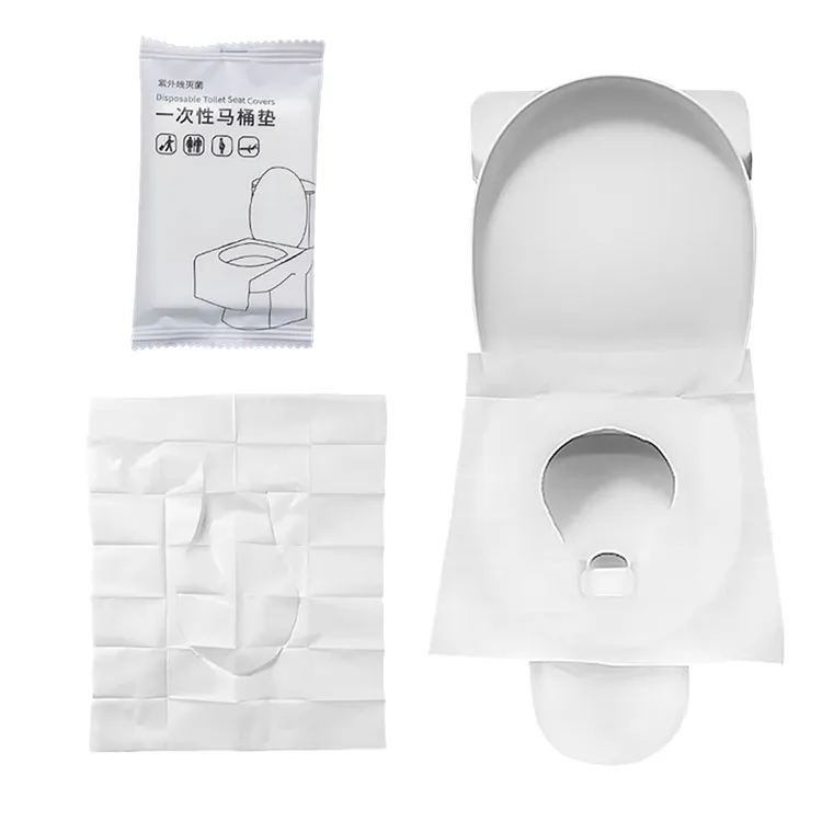 2024 New Arrival JM Flushable Disposable Toilet Seat Paper Cover With Solute Film