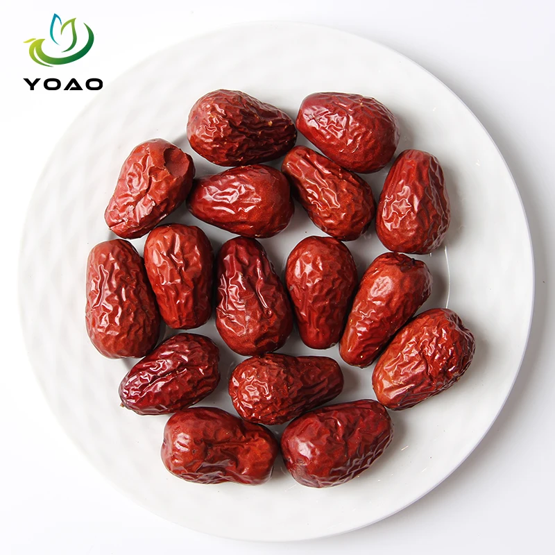 Factory Supply Sweet Taste Dried Red Dates Natural Dried Big Red Jujube Dates High Quality Fruit Tea in Bulk