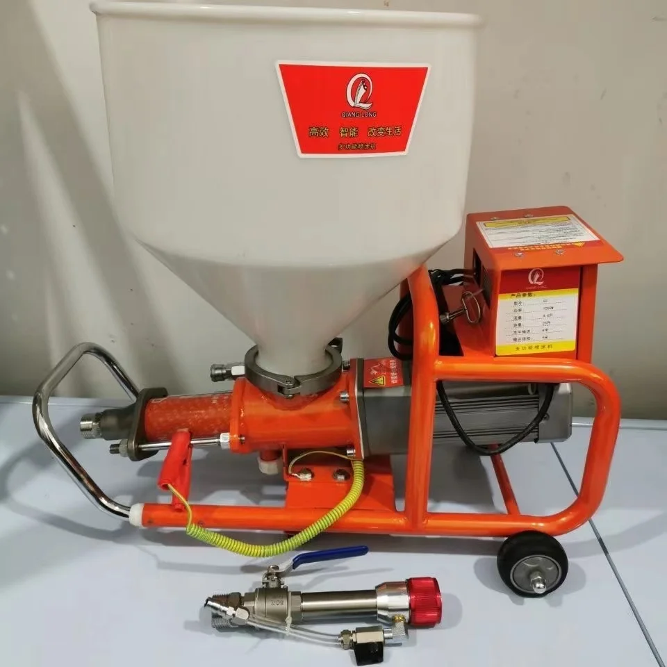 Industrial Grade Real Stone Paint Spraying Machine Fireproof Material Fireproof Mortar Stone Paint Spraying Machine,textured