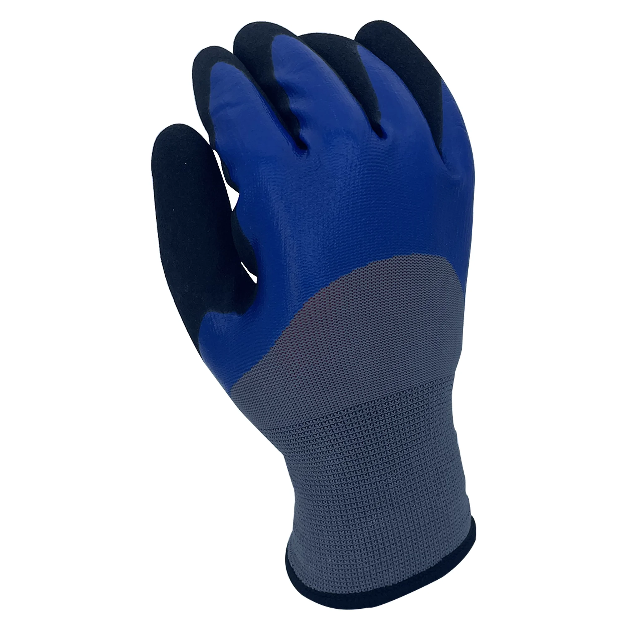 protective gloves safety nitrile sandy coated safety work gloves