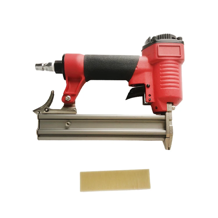 Pneumatic Pins Stapler Automatic feeding Air nailer gun Furniture wood tool for Make sofa / furniture