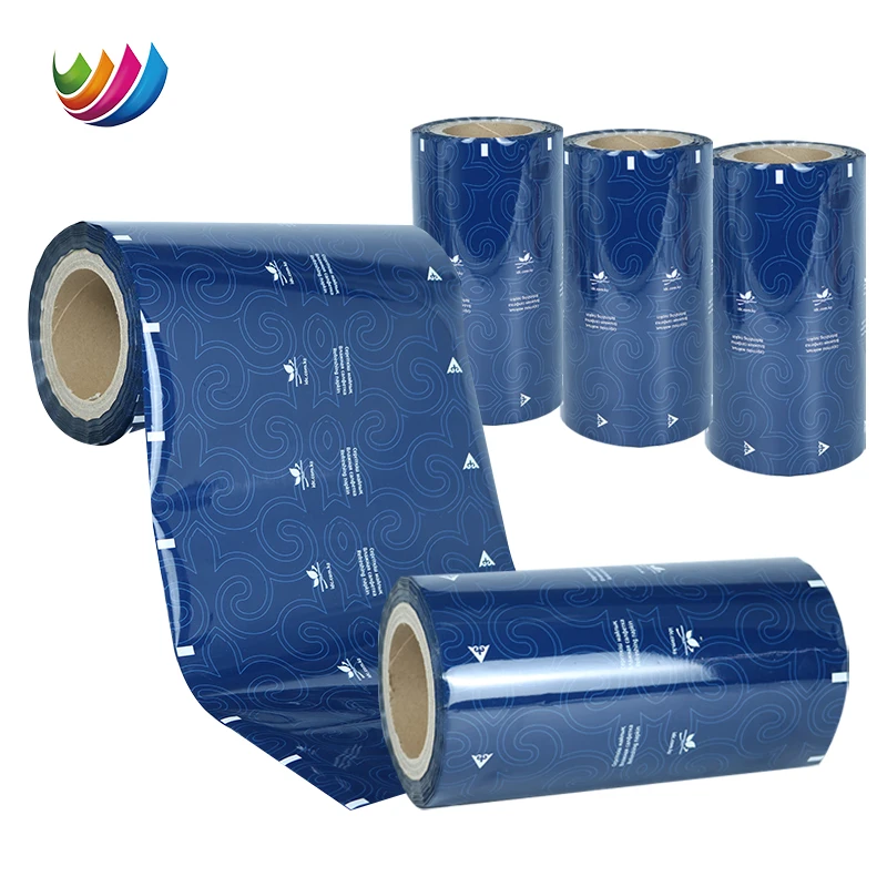 Custom Printed Food Grade Biodegradable Aluminum Foil Plastic Laminating Film Roll Beverage Packaging Film For Tea Drink