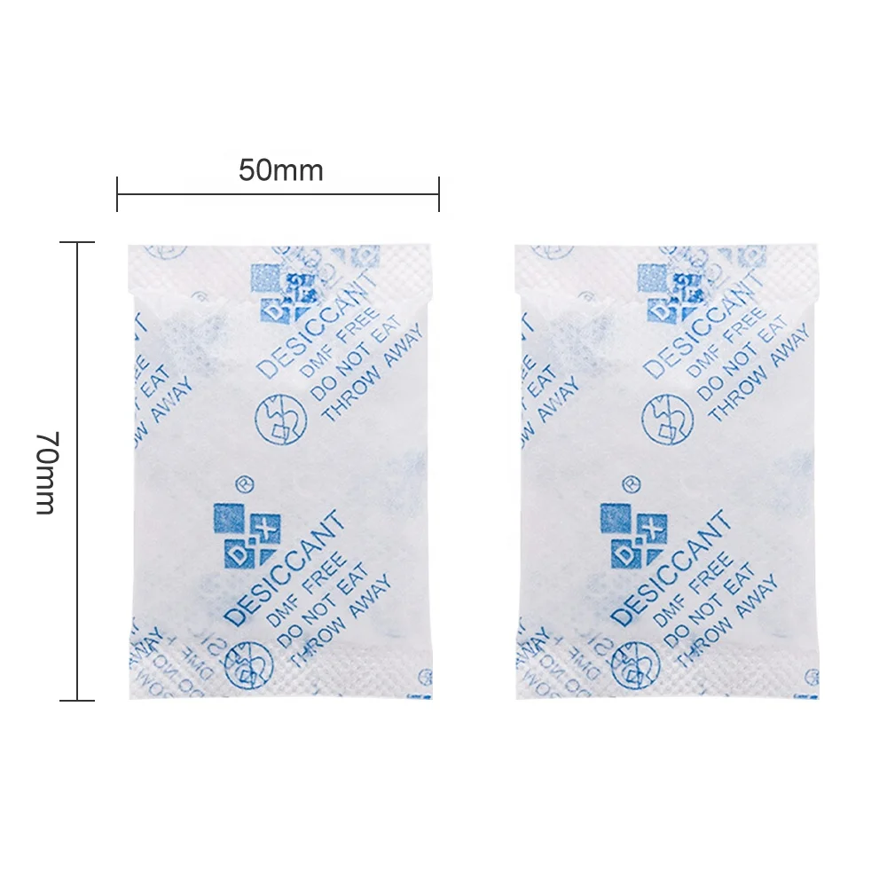 White silica gel beads food moisture absorption bag 0.5 1g 10g discoloration gel desiccant silica gel desiccant food