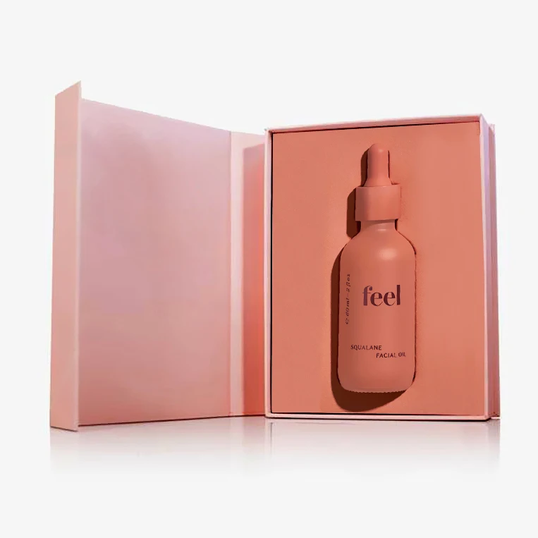 Custom Fancy CBD Essential Oil Product Dropped Bottle Packaging Boxes For Hair Oil Dropper Bottles