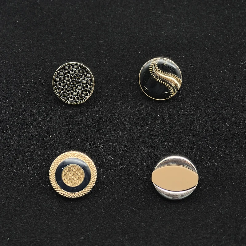 Custom Logo Snap Metal Snaps Cloth Snap Button High-grade Metal Coat Trench Shirt Decoration Arabic thobe Buttons