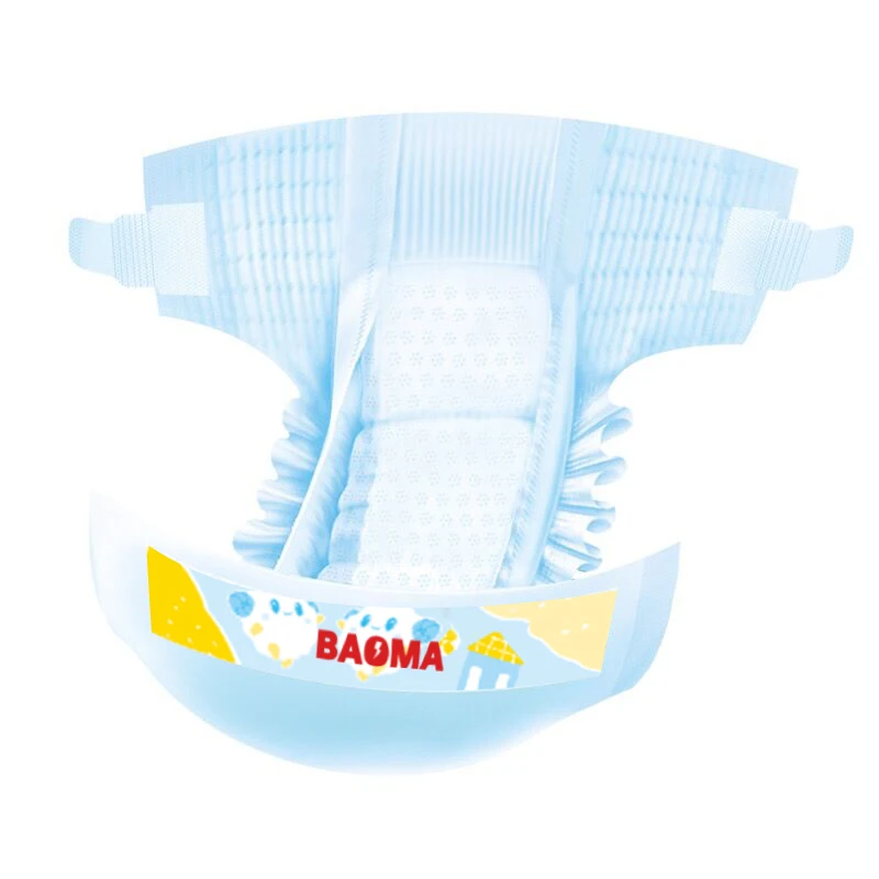 BAOMA Brand Bangladesh SAP Core Baby Diapers/ Nappies Pants Manufactures in China