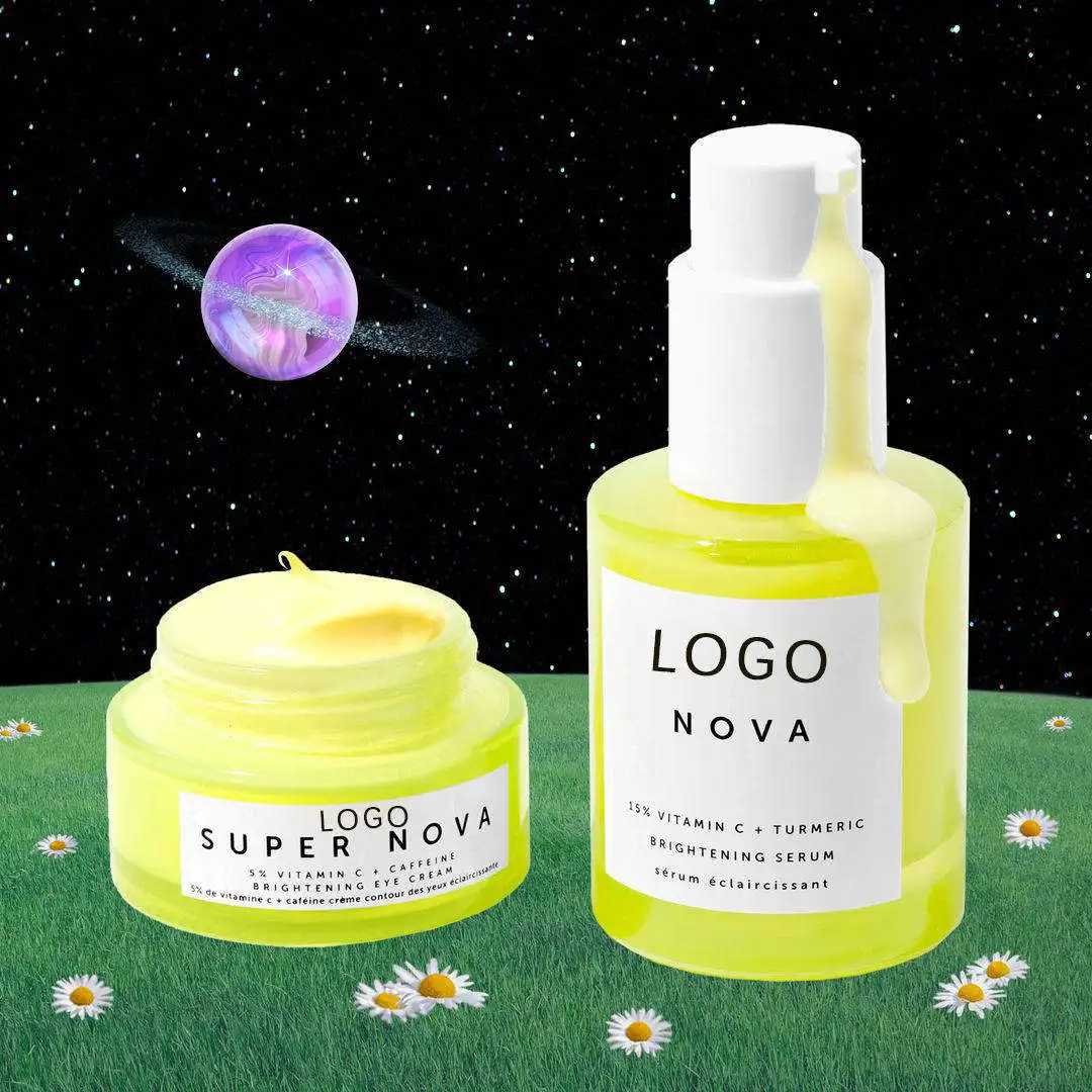 Private Label 30ML Super Glow 15% Vitamin C + Turmeric Brightening Serum