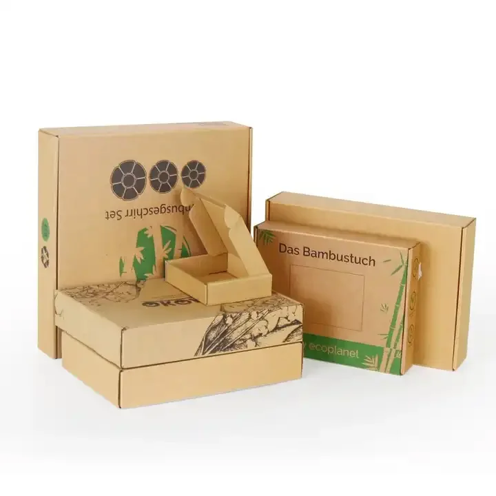 Custom Logo Carton Manufacturer Corrugated Mailing Box for Packing Delivery Cardboard Packaging Shipping Box