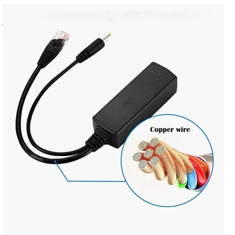 Активный сетевой изолированный разветвитель Poe 48 В до 12 В, сепаратор Ieee802.3af/at