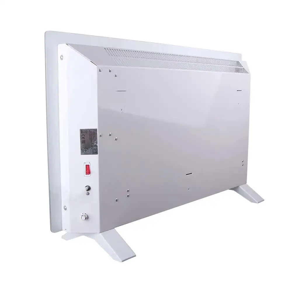 Electronic sensor thermostat with Frost protection function Aluminum fins stainless steel heating tube  Glass Panel Heater