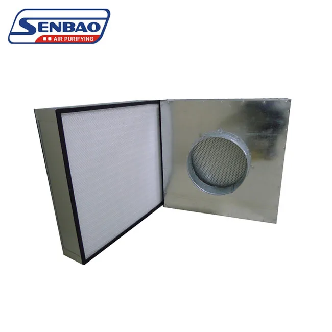 Air Filter Box Terminal Hepa Filter Module With Hood For Ventilation System