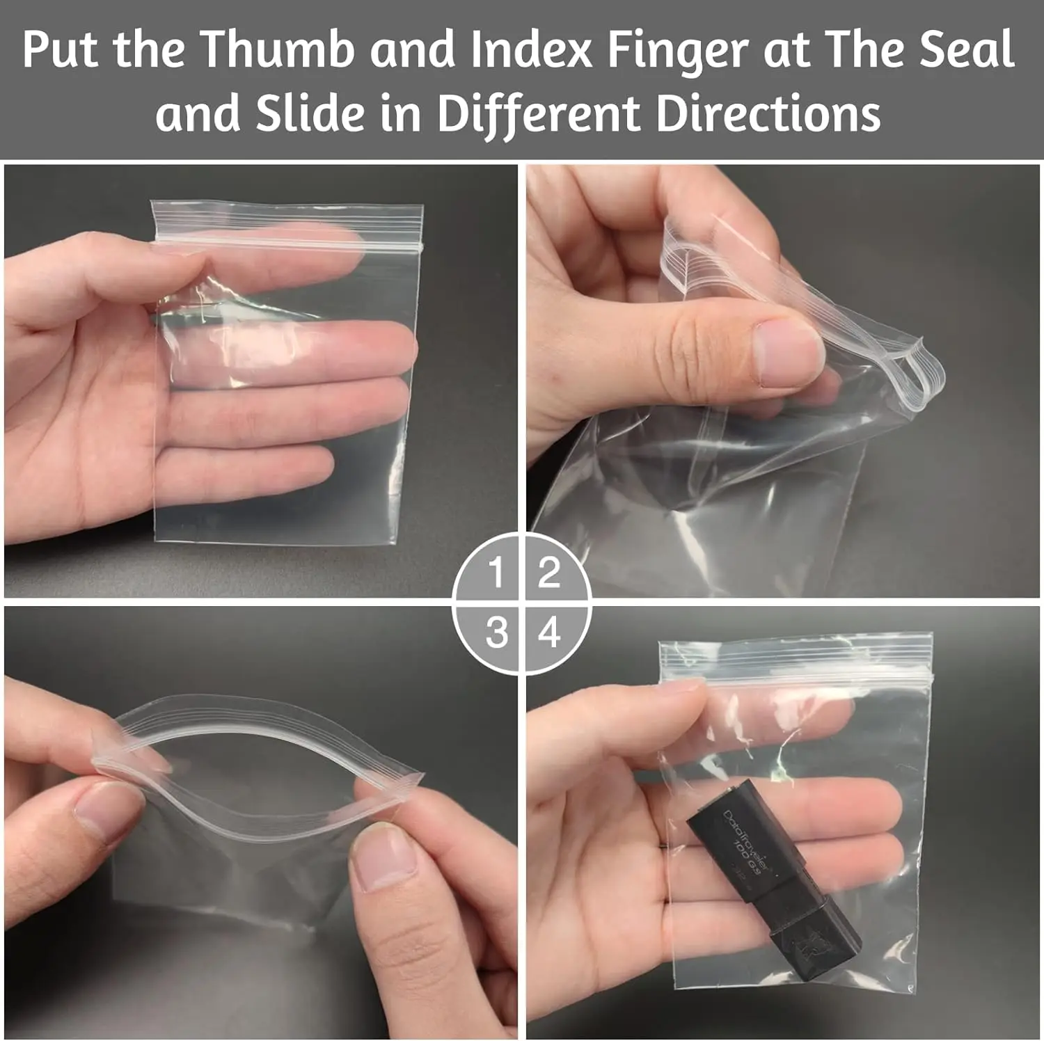 Clearance Cheep High Quality Transparent Zip Lock Bag Custom 35*45cm Packaging Bags Zip Lock Zip Lock Plastic Bags 5kg