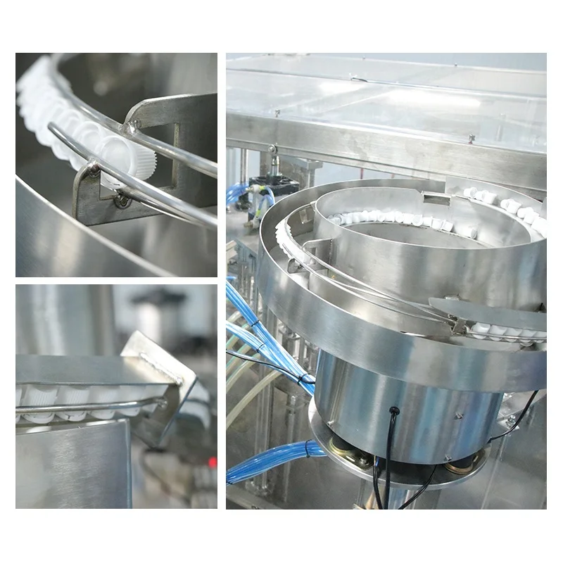 Factory Price Automatic Ketchup Jelly Milk Soft Drink Juice Baby Fruit Puree Screw Capped Spout Pouch Filling Capping Machines