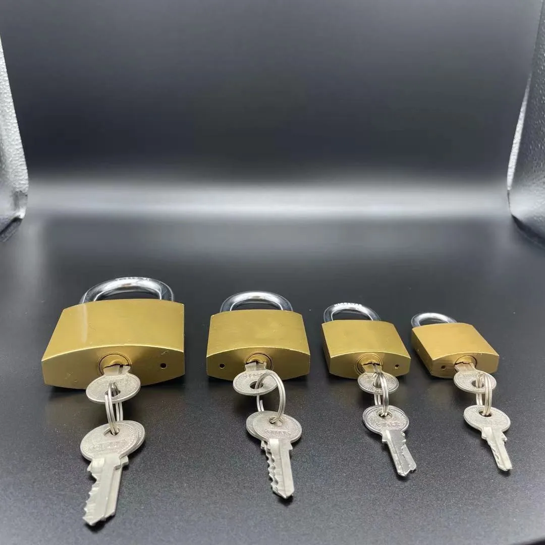 50mm imitate brass padlock good quality safety door lock safety iron padlock
