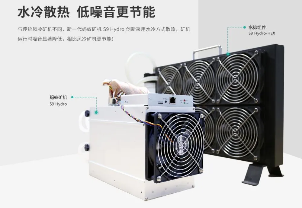 Быстрая доставка antminer S9 гидро комплект водяного охлаждения Шахтер горной