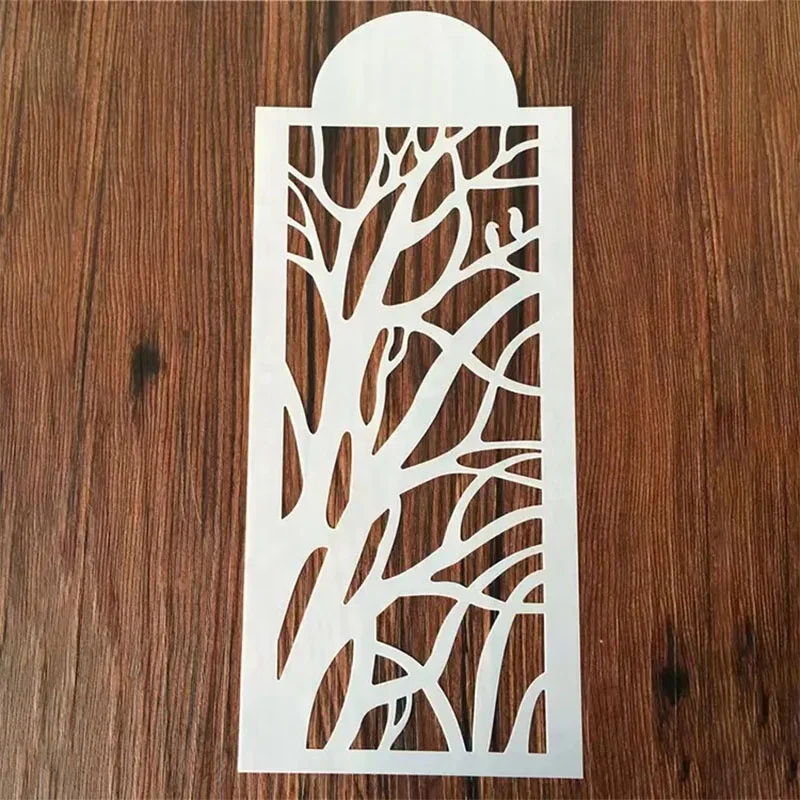 Plastic Spray Flower Template Stencil Mesh Lace Fondant Cake Stencils for Cake Decoration Supplies