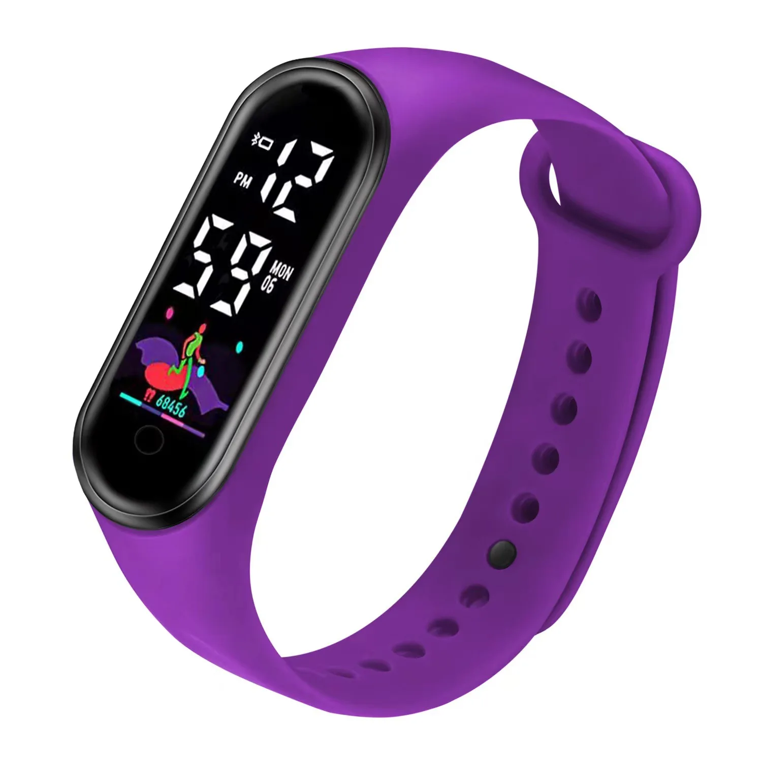 Cheapest Waterproof Smart Touch Screen Children Digital Led Watches Cartoon Student Sports Kids Watch Birthday Gifts