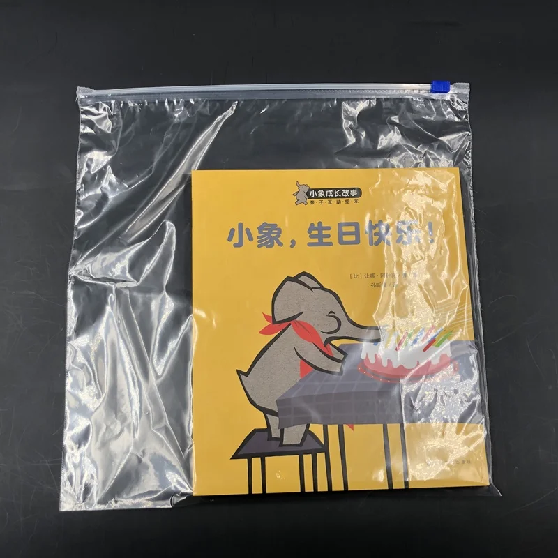 Food Grade ziplock Seal Ldpe Plastic Slider Zipper Bag