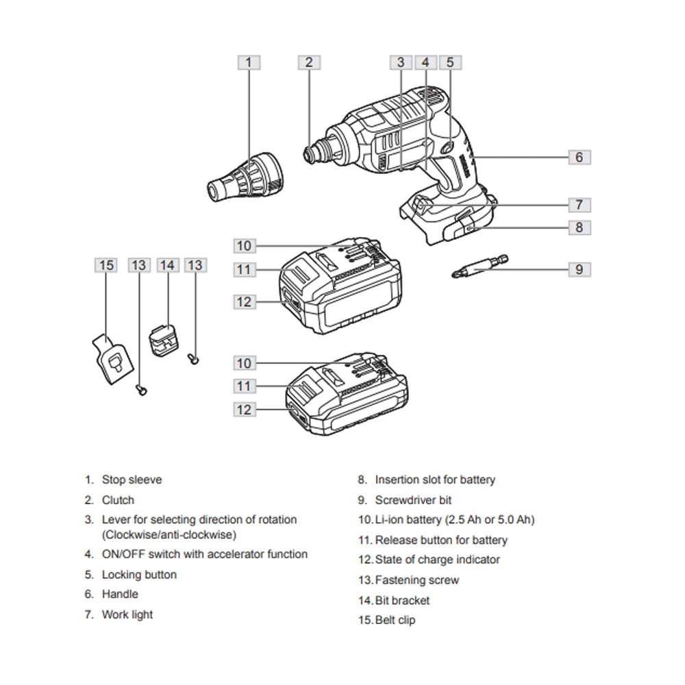 DEVON High Quality Service 20v Lithium-ion Brushless Collated Cordless Drywall Screwdriver