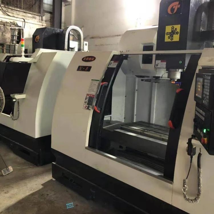 Secondhand Taiwan brand VMC850 (hard rail ) CNC vertical machine center V-8 with tool magazine
