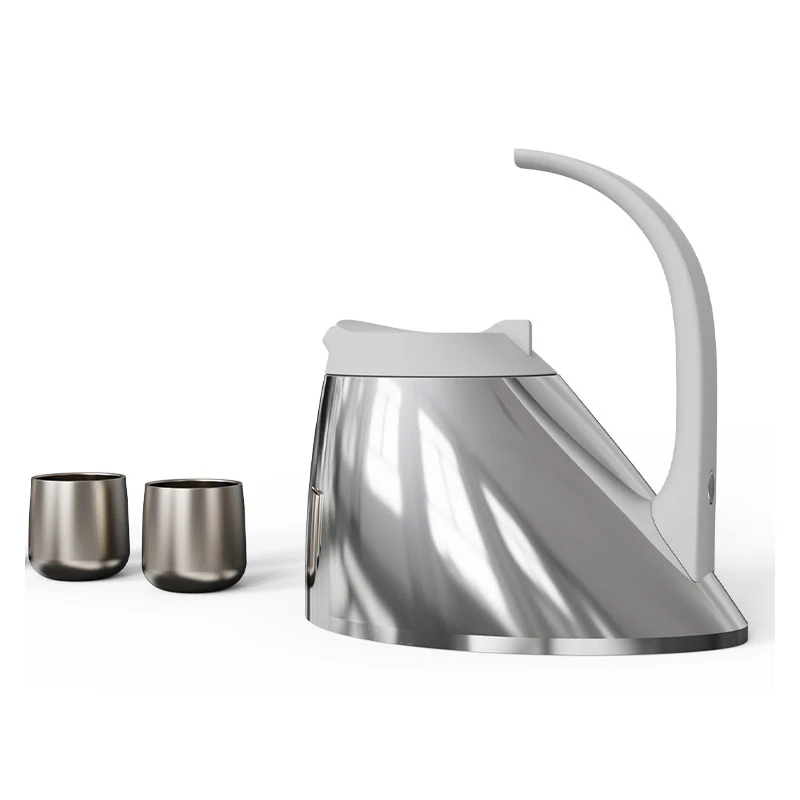 Dallah Arabic Tea Pot Glass Inner Metal Shell Thermos Stainless Steel Coffee Tea Dallah Arabic Pot