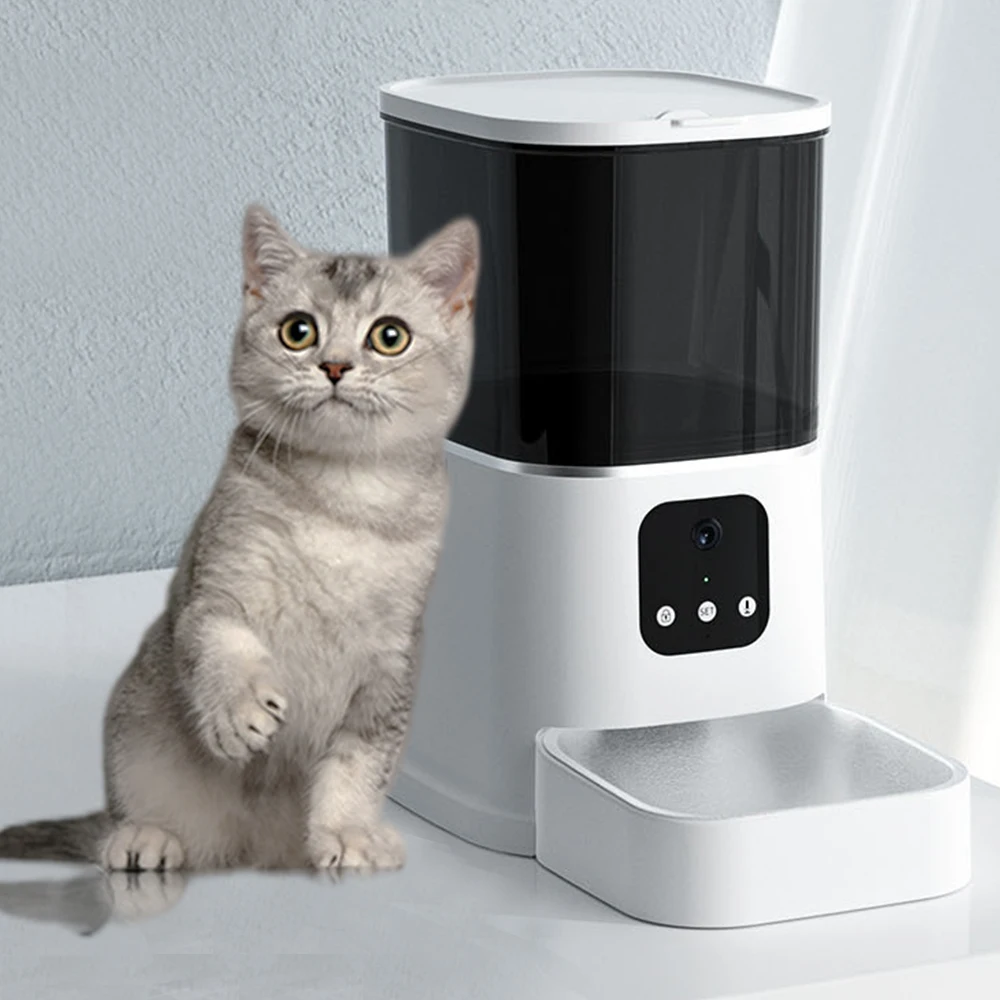 Wifi Camera Best Selling Wholesale Cat Food Feeder Dog Smart Automatic Pet Feeder
