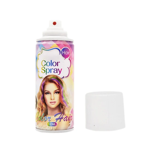 Factory Wholesale Popular Color Dye Hair Color Spray Temporary Custom Washable Color Highlight Hair Spray