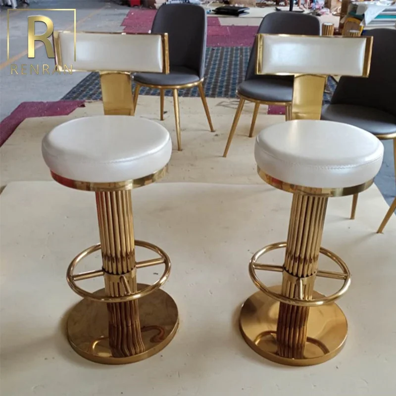 Popular Design Commercial Furniture Stainless Steel Metal Gold bar