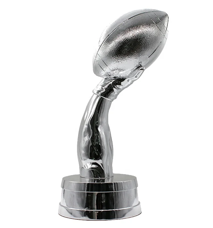 China factory best player trophies custom Super  American football league handball resin trophy