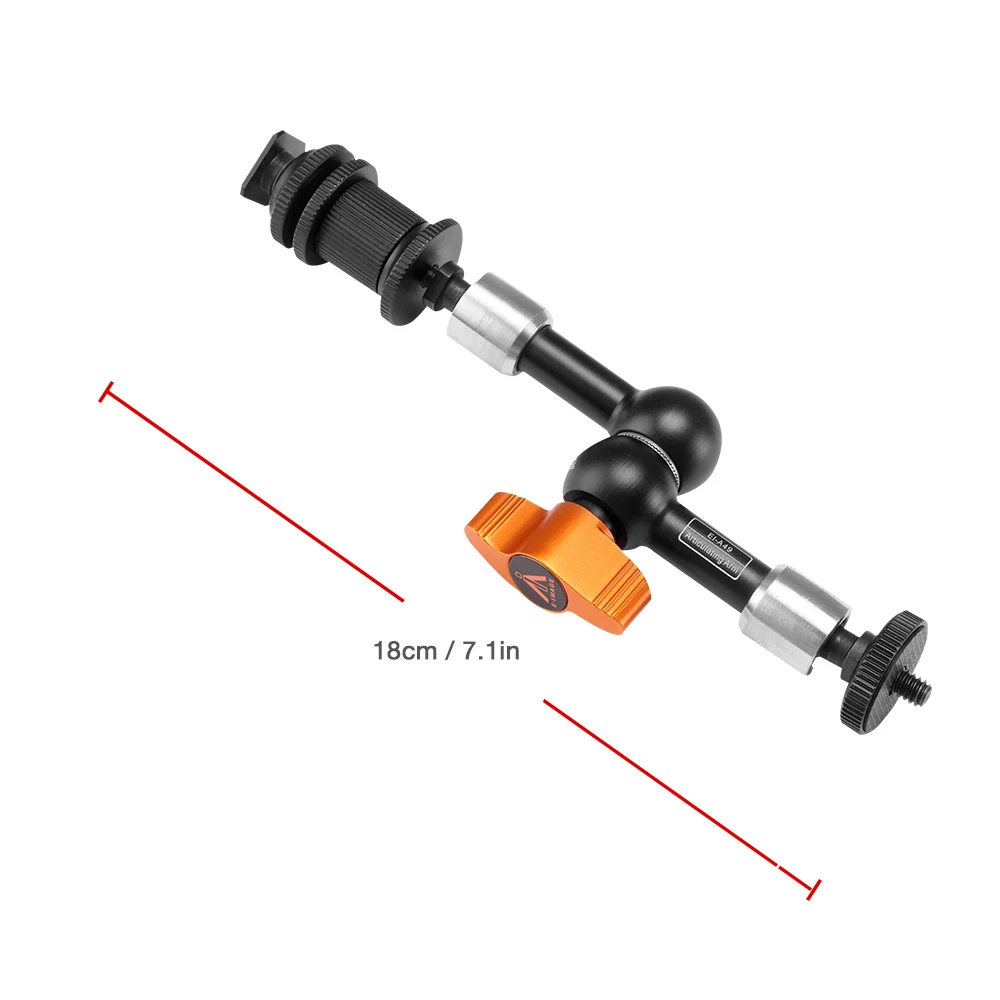 E-IMAGE EI-A49  7 inch Adjustable DSLR  Articulating Friction Magic Arm