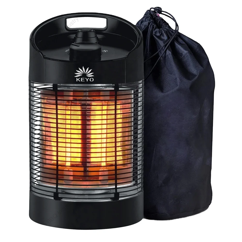 KEYO Waterproof Fast Heating Heater Portable electric heater adjustable thermostat 700W heater