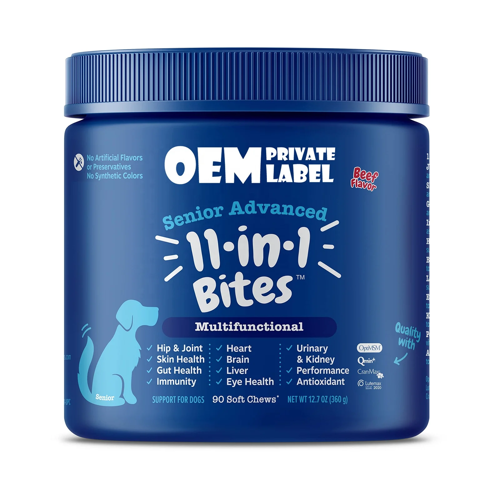 Мультивитаминный жевательный препарат для собак глюкозамин и хондроитин поддержки тазобедренных суставов