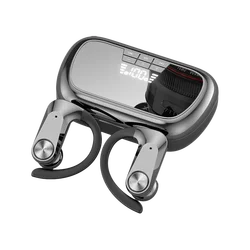 Personal model Q2S In-ear bt headset with TF Memory card digital display wireless Headphone Earphones Earbuds For cellphone