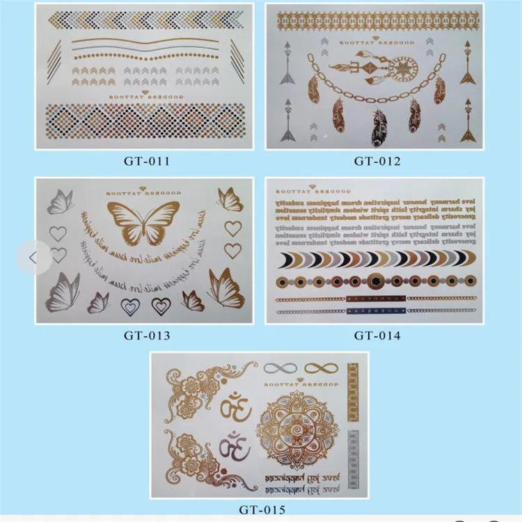 China Made Convenient Cool Customized Design Body Art Temporary Tattoo Washable Tattoos Sticker
