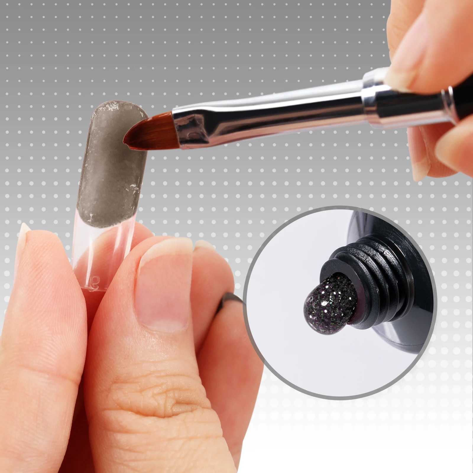 ROSALIND nail art salon oem custom logo 6pcs poly nail gel sets long lasting manicure starter gel polish kits for nail extension