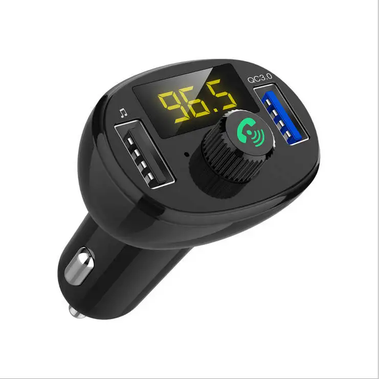  Быстрое Автомобильное зарядное устройство QC 3 0 Fm трансмиттер для Bluetooth Автомобильный MP3 плеер комплект FM-передатчика автомобильное громкой