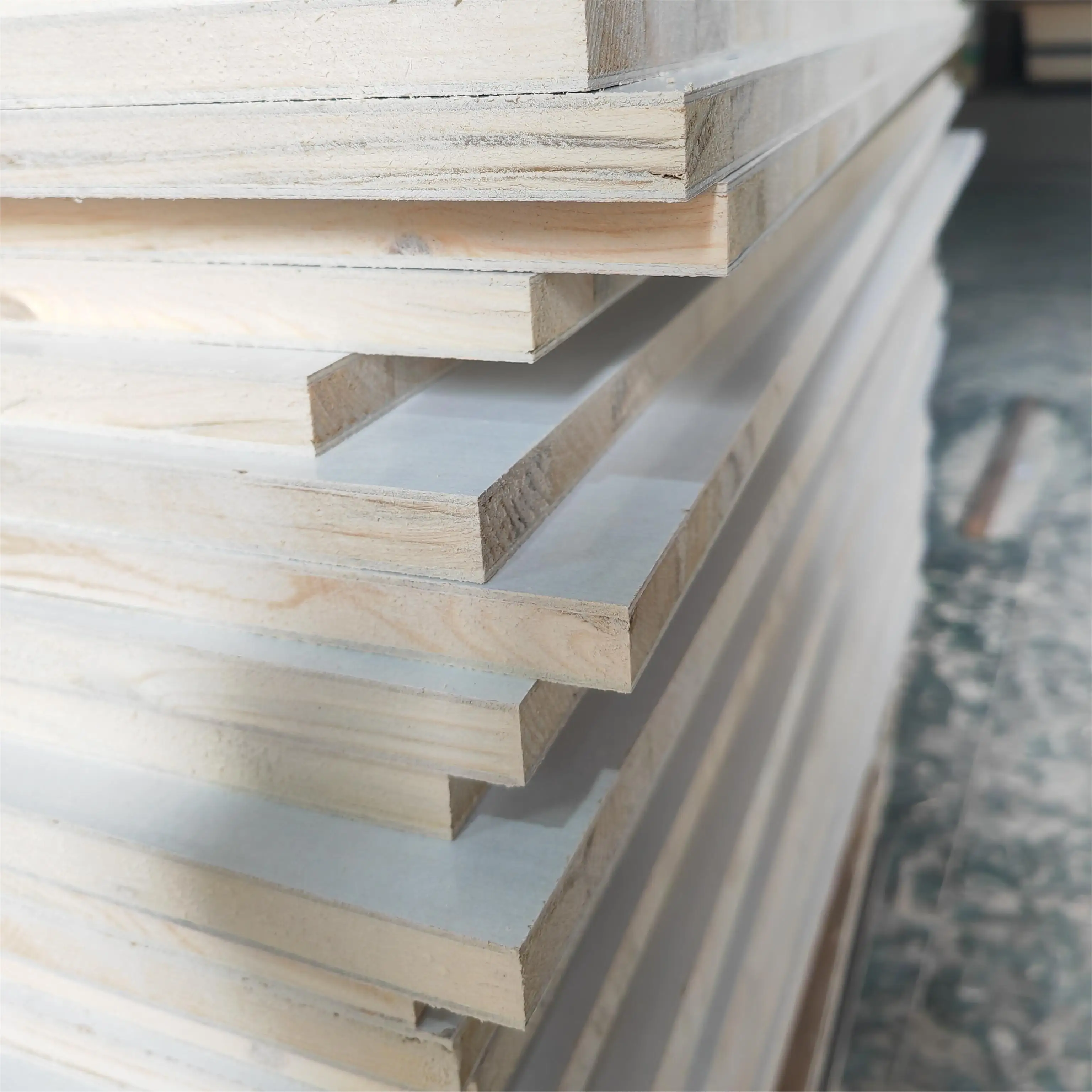 high grade melamine block board in sale melamine face block board for kitchen cabinet door