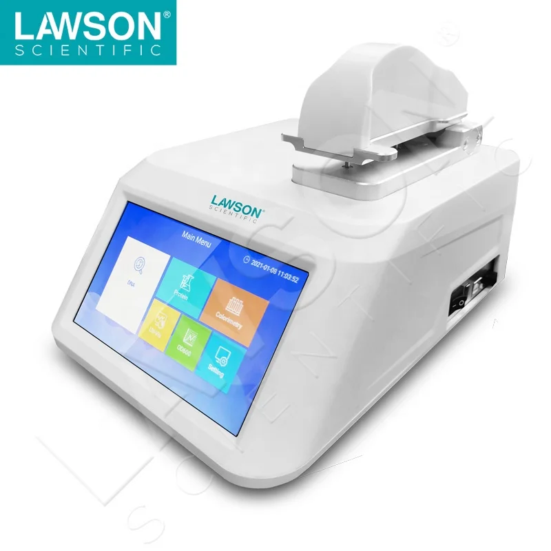 Ultramicro spectrophotometer 800nm Spectrometer Lab Nucleic acid protein analyzer Nano OD600