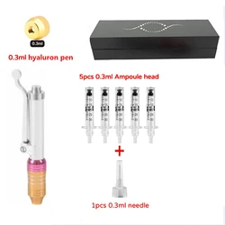 Best selling effect high quality needle less mesotherapy device 0.3ml/0.5ml 2 in1 hylauron pen for lip