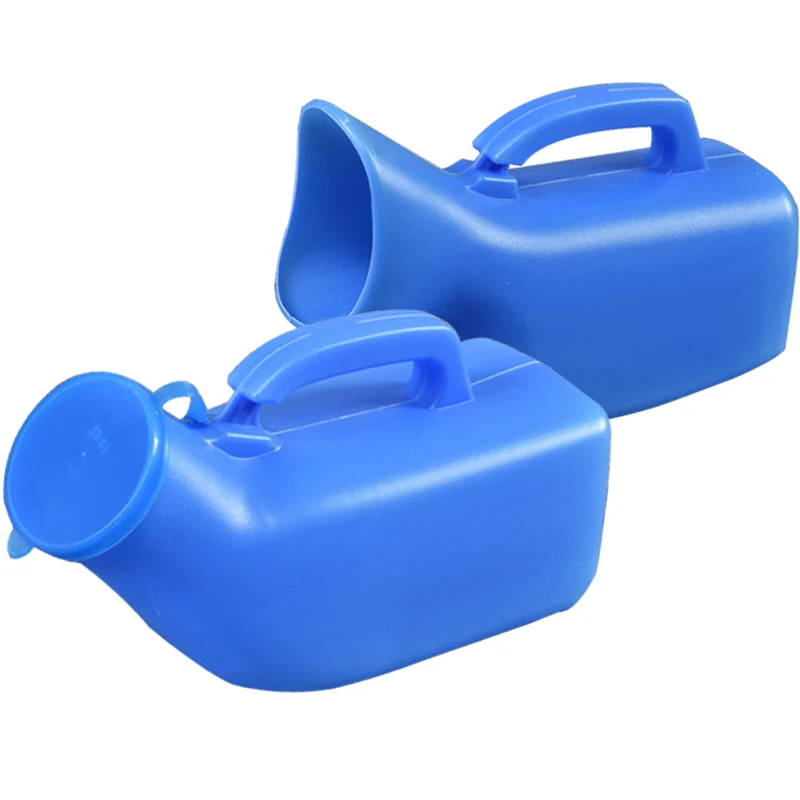 Portable Urinal for Men Urine Collector Outdoor Plastic Potty with Hose
