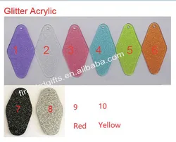 Сделанный на заказ высококачественный Блестящий акриловый пластиковый брелок в форме сердца