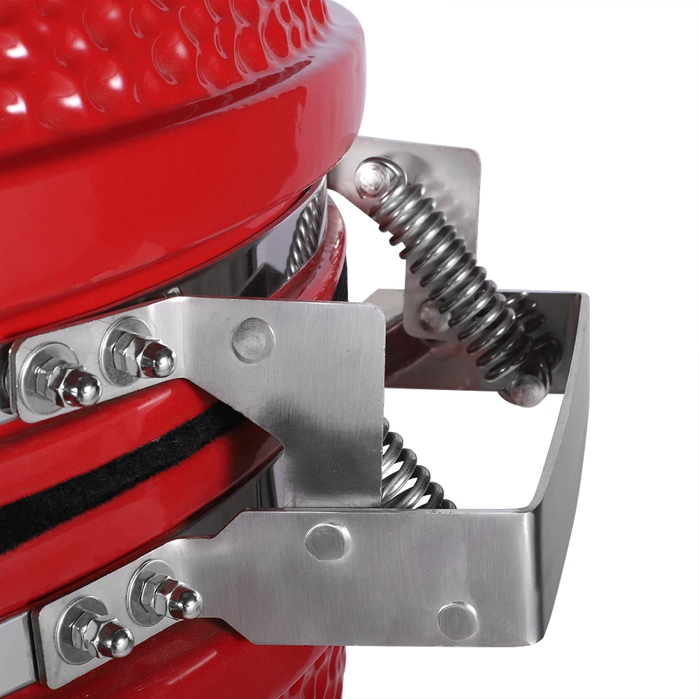 HJMK 21 inch XL Classic Ceramic Big Size Joe Green Egg Shaped Charcoal Bbq Grill Kamado