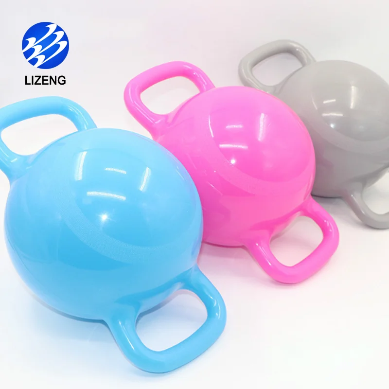 Спортивный фитнес Регулируемый Вес наполненный водой чайник Колокольчик для йоги