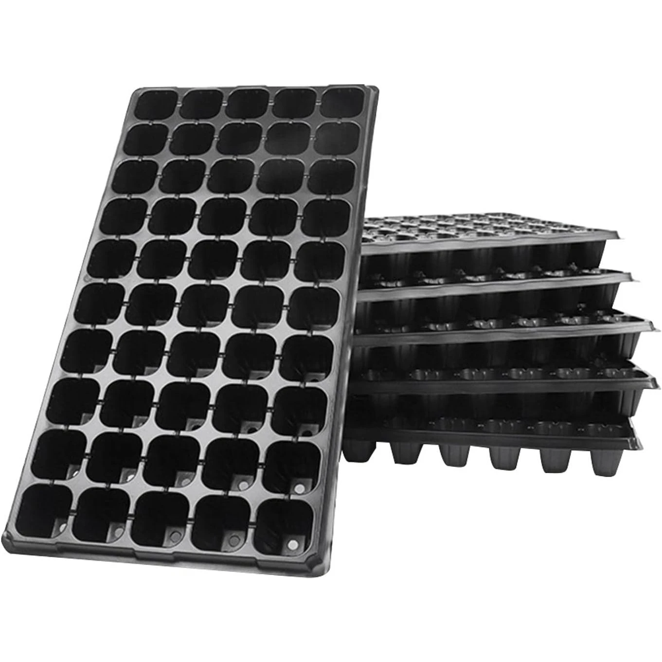 China Manufacturer Garden Propagation Tray Plant Seed Starter Tray with Dome Base Plastic Seedling Tray Nursery Planting